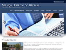 Tablet Screenshot of cartoriouberaba.com.br